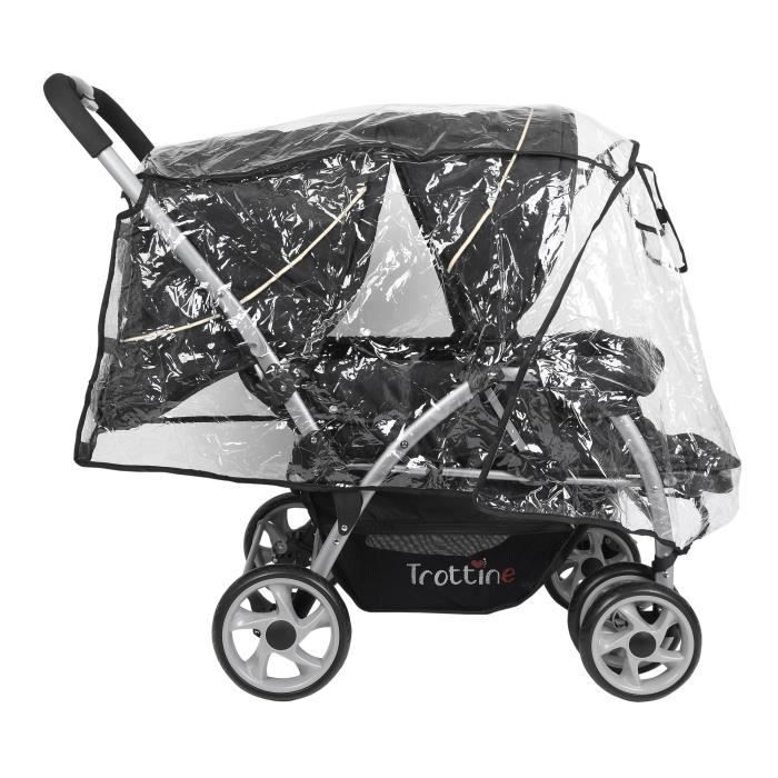 Poussette double trottine leclerc store