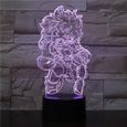 couleur a Lampe LED 3D à l'Effigie de My Hero Academia Katsuki Bakugo, Luminaire Décoratif d'Intérieur, Idéal-3