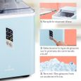 Machine à glaçons - Klarstein Albaron - 12 kg de glace en 24h - 1,5 L - Écran - Bleu-3