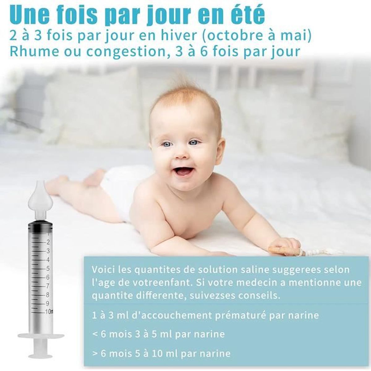 4pcs Seringue Nasale Bebe Cure Nez Mouche Pipette Nez Bebe Irrigateur Nasal Avec Embout En Silicone Doux Pour Rincage De Sinus Cdiscount Puericulture Eveil Bebe