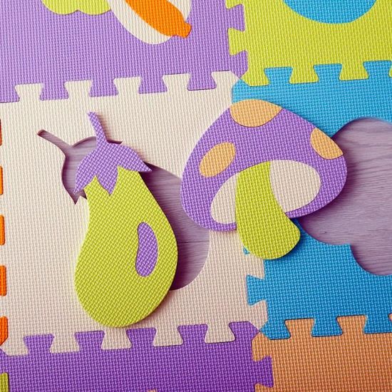 25 Pieces Puzzle Tapis Dalle Mousse Bebe Non Toxiques Tapis De Sol Epais Tapis De Jeu De Cloture Enfant 1 1 Cm Cdiscount Jeux Jouets