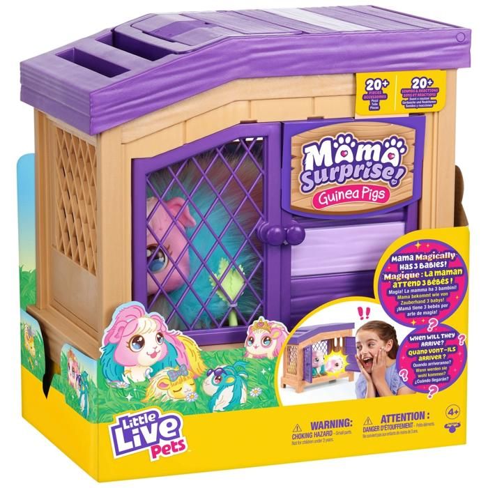 Little Live Pets - Mama Surprise Maman Cochon d'Inde | Smyths Toys France