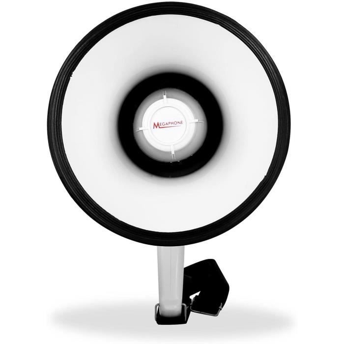 Porte-voix avec sirène et enregistrement - USB/TF- 30W