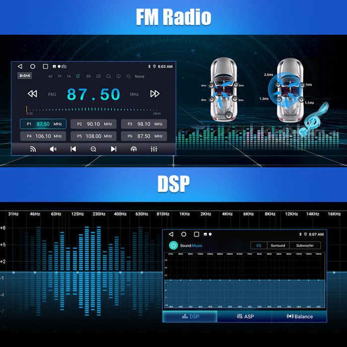 Autoradio Android 13 Pour Opel - Écran 7" CarPlay/Android Auto Sans Fil - Compatible Astra/Corsa/Zafira