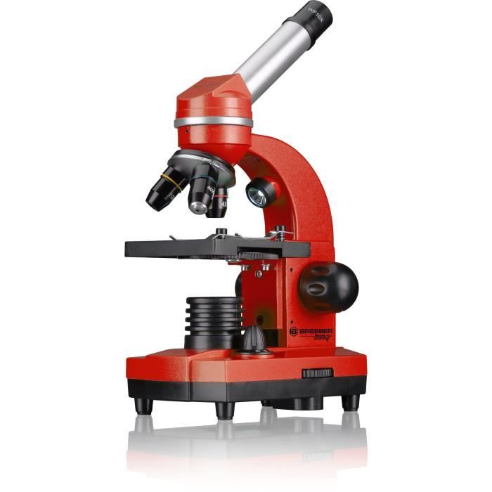 Microscope Biologique Pour Enfants Et Adultes - Grossissement 40x Ã  1000x - Ã‰clairage LED, Filtre Couleurs - Kit Complet Avec Lames Et Support TÃ©lÃ©phone - 9
