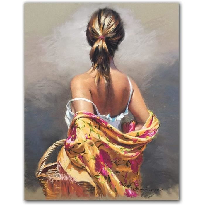 Impression sur Verre 160x50cm Tableaux Image Photo Femme