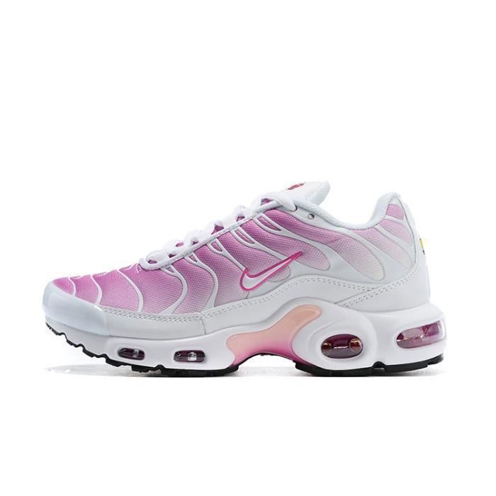 Chaussures NIKE Air Max Plus Blanc,Rose - Femme/Adulte - Cdiscount