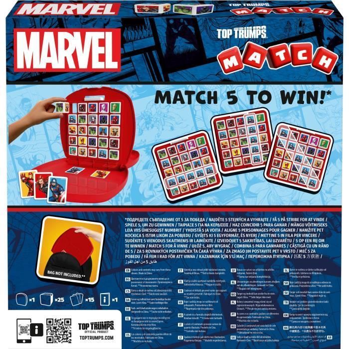 Match Marvel Avengers - Jeu de société - WINNING MOVES GAMES - 2025