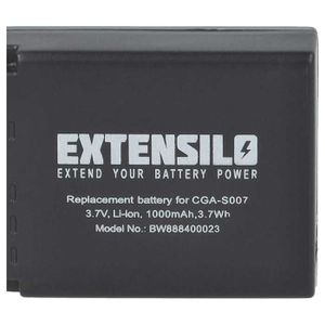 Batteria Li-Ion Compatibile Per Panasonic Lumix DMC-TZ25 – 3,6V, 890mAh, Ricambio - 3