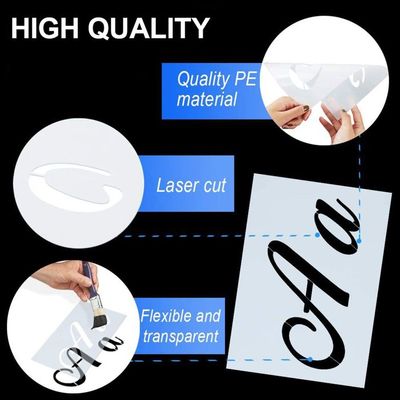 Pochoirs de lettres en police décorative de Craft Smart, 30,4 cm x 30,4 cm | Michaels
