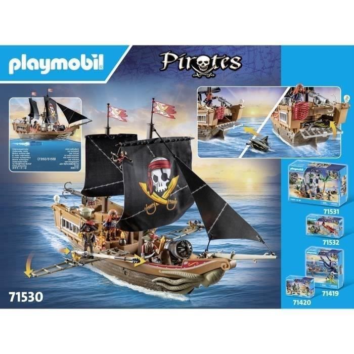 Playmobil vintage bateau pirate 3550 - Jeux & Jouets