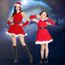Femmes Mode Encolure Lady Velvet Reveillon De Noel Costumes Robe Rouge Rouge Achat Vente Robe Soldes Cdiscount