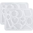 Moule Silicone 3D En Forme D'ange – Facile à Démouler, Pour Résine, Chocolat, Cire, Savon, Argile – Taille Env. 7.5x8.5 Cm - 7