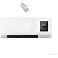 Climatiseur électrique avec télécommande 1800W, chauffage ou refroidissement, chauffage de l'espace, pour chambre à coucher et