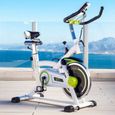Velo spinning biking Fitness indoor Pro Training white 16kg-0