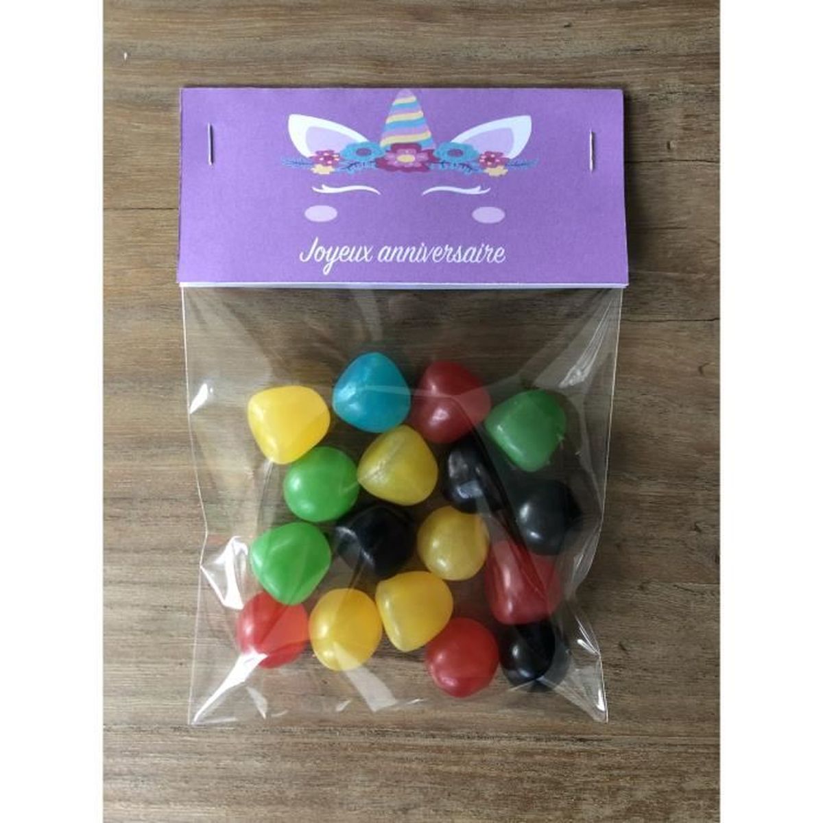 Sachets Bonbons Joyeux Anniversaire Licorne Lot De 6 Cdiscount Beaux Arts Et Loisirs Creatifs