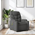vidaXL Fauteuil de Massage Inclinable, Chaise de Relaxation avec Porte-gobelets, Siège avec Dossier et Accoudoirs Salon, 372454