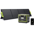 FOSSiBOT F2400 Générateur Electrique Station Portable,2400W/2048Wh LiFePO4 Battery Centrale Électrique +200W Pliable Panneau