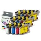 LC223 - Pack 12 Cartouches d'Encre compatibles Brother LC223 XL - Cartouche Brother LC223 CARTOUCHINK - Noir Cyan Magenta Jaune
