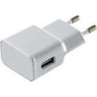 Chargeur Secteur - Phonillico® - Compatible Samsung Galaxy A3-A5-A8-A9 (2017-2018) - Micro USB - 2A - Blanc