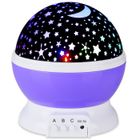 SAFIRST Galaxy Nuit Projecteur pour Enfant, Décoration de Chambre à Coucher à LED, 8 Modes D'allumage-Violet