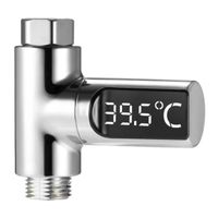 Thermomètre de douche à LED 5 ~ 85 ° C avec thermomètre rotatif à 360 ° pour les enfants âgés