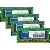 8Go (4 x 2Go) DDR3 1600MHz PC3-12800 204-PIN SODIMM MÉMOIRE KIT POUR INTEL IMAC 27 POUCES (FIN 2012 - FIN 2013)