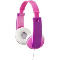 Casque audio pour enfant Tinyphone rose et violet JVC HA-KD7-P-E