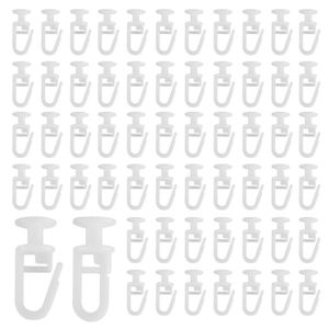 Lot De 24 Crochets Pour Rails De Rideau Coulissants – Compatible Swish Et Nyloglide