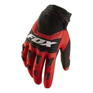 black-l) gants de course de motocross en fibre de carbone fox