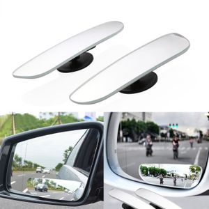 MIROIR DE SÉCURITÉ 2pcs Car Mirror 360 Degree Wide Angle Convex Blind