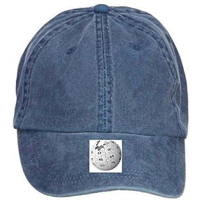 Unisexe Wikipedia Logo Baseball Cap Velcro Reglable Cap D Ete