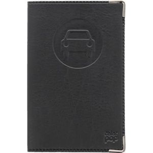 PORTE PAPIERS Porte papier voiture noir adapté nouveau permis + étui carte grise + protège assurance