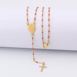 CHAPELET Chapelet Croix Médaillon Sainte Vierge et perles r