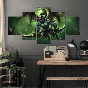 OBJET DÉCORATION MURALE SWF-319 Illidan Stormrage dans World of Warcraft fantaisie jeu vidéo Cool mur décor Art imprimer affiche sans cadre(Sans cadre)
