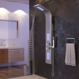 Croydex Torbay Flexi Fix Chrome Mural Salle De Bain Plaque X D