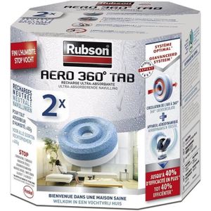 Rubson Recharge absorbeur d'humidité Sensation fruit 2x300g