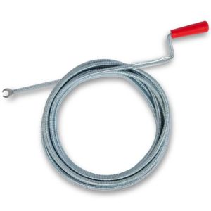 DEBOUCHEUR - FURET EBERTH Spirale de nettoyage de tuyaux 5m de long et Ø 9mm, furet efficace pour tuyaux à partir de Ø 40mm, griffe avec Ø 20mm