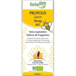 TEINTURE TEXTILE Herbalgem Propolis Junior Sirop Bio 150ml