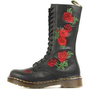 BOTTE DR. MARTENS Bottes Vonda - Femme - Cuir - Noir