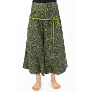 Pantacourt sarouel femme deals
