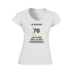 T Shirt 70 Ans Cdiscount