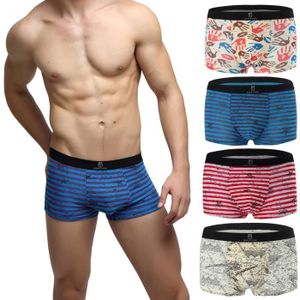 BOXER - SHORTY Glestore Boxer Homme Lot de 4 Sous Vetement Slip C