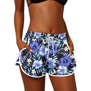 Short de bain femme avec slip intégré outlet