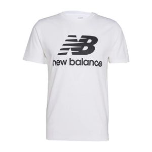 T-SHIRT T-shirt coton col rond New Balance blanc