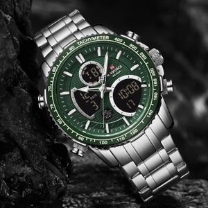 MONTRE NAVIFORCE Top montres de luxe hommes chronographe sport Quartz montre-bracelet en acier inoxydable lumineux mâle horloge