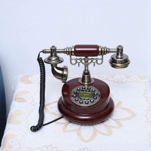 Téléphone fixe Unique Téléphone Fixe sans Fil Antique Téléphone A
