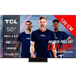 Téléviseur LED TCL TV QLED 4K 126 cm 50QM8B