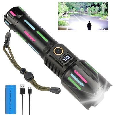 Lampe Torche Plongée Mastiff F16 500 Lumens – IP68 80m Étanche, Rechargeable USB 5000mAh Puissante