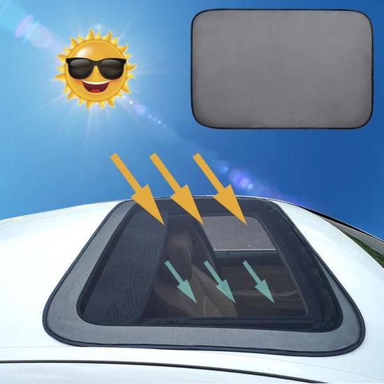 4 pièces pare-soleil de voiture, toit ouvrant avant et arrière pare-soleil  de voiture protégés contre les reflets du soleil et [311] - Cdiscount Auto